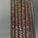 6 Pack 10 Inch Light-Mocha Spiral Taper Candles for Home Decor, Unscented Dripless Twisted Candlesticks for Weddings Dinner Holiday Decoration Formal Events