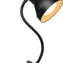 WimiSom Desk Lamp Eye-Caring Table Lamps, 360Rotation Gooseneck Clip on Lamp, Portable Reading Book Light, Clamp Light Eye-Caring Study Desk Lamps for Bedroom and Office Home Lighting