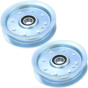 2 Pack 132-4718 Pulley Replaces Toro 132-4718 Pulley-Idler, Flat Idler Pulley 1-603843, 116-3626 132-7543 E603843 for Toro Z147, Z153, Z400, Z453, ZX4800, Titan HD 1500, Z Master 2000 Mowers