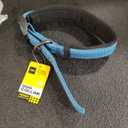 Fida Heavy Duty Dog Collar, Ultra Comfortable Soft Neoprene Padded, Adjustable Reflective Nylon Pet Collar with Durable Metal Belt Buckle for Medium Breeds (M, Blue) (Medium(14.5"-19"))