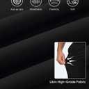 JMIERR Mens Chino Pants Casual Stretch Golf Pants Waist Tapered Trousers Lightweight Comfy Pants with Zipper Pockets (Black, M)