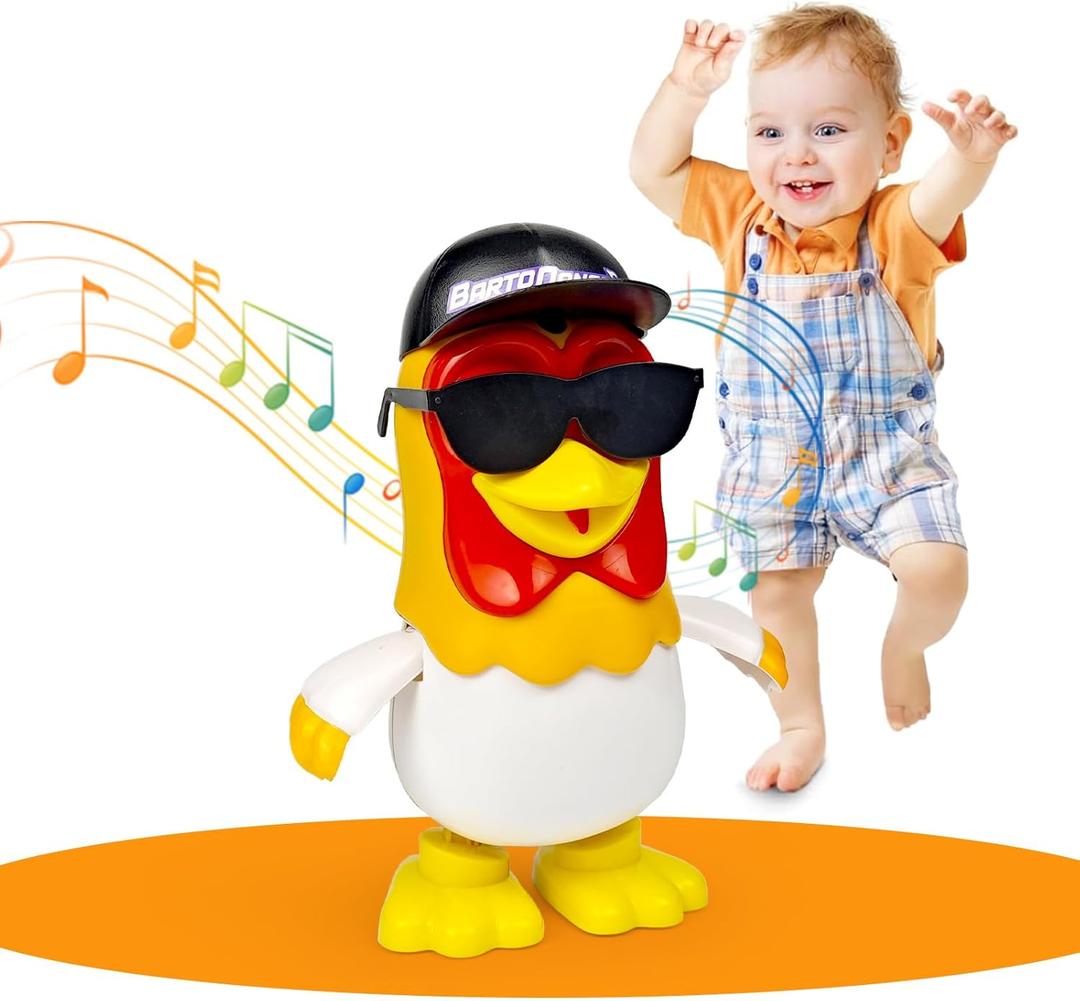 TOYMAKER La Granja de Zenon Black Hats Bartolito Chicken Baby Toys Dancing Toddlers ToysMusic Kids Interactive Early Learning Educational for 1 2 3 4 Year Old Boys Girls Birthday and Christmas
