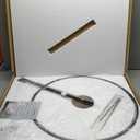 32.324 Inch Extra Giant Large Metal Modern Farmhouse Oversized Decorative Wall Clocks for Living Room,Big Minimalist Wall Clock with Elegant Natural Walnut Dial for Office,Dining Room (Black)