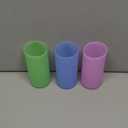 Impresa 3-Pack Glass Baby Bottle Sleeves - Multicolor Silicone Covers for Dr Brown Glass Bottles 8 oz with Measurements