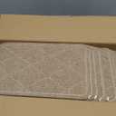 Stair Treads Non-Slip for Wooden Steps, 15Pack - 8" x 30" Edging Stair Runner Indoor for Kids Elders & Pets, Washable Carpet Stair Treads with Peel & Stick Reusable TPE Backing, Beige