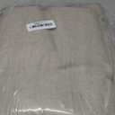 jinchan Taupe Linen Blend Curtains 72 inch Length 2 Panels for Bedroom Living Room, Light Filtering 50 inch Wide Farmhouse Drapes with Rod Pocket Back Tab(50W x 72L, Taupe)