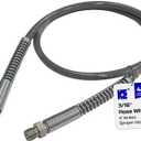 Cosmostar 3/16" Hose Whip, 4' Airless Sprayer Hose, Super Flexible, 3300 PSI Max Pressure, Durable - Universal Fit