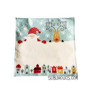 Christmas Pillow Covers 18x18 Set of 1 Colorful Geometric Christmas Tree Throw Pillows Winter Snowflake Pillow Cases Outdoor Holiday Decor Linen Cushion Covers Xmas Decorations for Home Couch