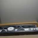 ZMISHIBO 96 Inch Industrial DC Motor Ceiling Fan, Large Ceiling Fan with 8 Reversible Blades, 3 Downrods, 6-Speed Remote Control, Home or Commercial Ceiling Fans for Porch/Garage/Shop, Black