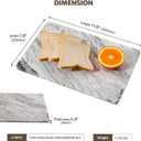 Marble Cutting Board for Kitchen, 128 Inch Stone Pastry Board | Marble Slab for Home Decor, Cheese Board, Bread Board