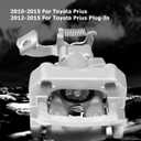 cciyu Rear Left & Right Brake Calipers Assembly w/Bracket 18B5263 18B5262 2011-2019 For Ford For Explorer,2010-2014 For Ford For Flex,2013-2014 For Ford For Taurus,2010-2014 For Lincoln For MKT