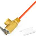 GASHER 1/2" NPT RV Water Heater Temperature & Pressure Relief Valve with Epoxy-Coated Probe, For Hot Water Heater Tanks