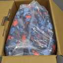 100% Cotton Lining Portable Foldable Toddler Travel Bed - Soft Foam Floor Bed with Washable Cover, Safe and Comfortable Toddler Crib, Ocean Blue