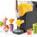 Slush Machine, 2L Frozen Drink Maker with 6 Presets, No Ice Needed Slushie Machine for Home, Frozen Cocktail & Milkshake Maker, Self-Cleaning Slushy Machine with Adjustable Temperature, Easy to Use
