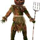 Amazon.com: Morph Boys' Large Scary Pumpkin Costume - Halloween Pumpkin Costume for Kids, Grim Reaper Costume for Boys : Clothing, Shoes & Jewelry, Large