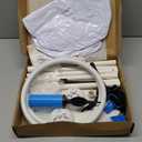 AerWo [Upgraded] Balloon Arch Kit Stand, 8.2ft+6ft Half Arch Balloon Stand with Base, Free Bending Top Balloon Arch Frame Curve for Floor, Perfect Birthday Wedding Christmas Decorations