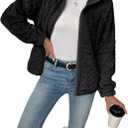 EVALESS Fleece Jacket Womens Sherpa Jacket Long Sleeve Zip Up Coat Winter Clothing Fashion 2025 (XL)