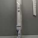 LazBlinds No Tools No Drill Cordless Roman Shades for Windows, Blackout Thermal Insulated UV Blocking Window Blinds, Room Darkening Fabric Blinds for Indoor Windows, 34'' W x 64'' H, Off White