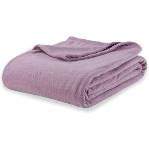 Berkshire Blanket Microfleece Twin Size Bed Blanket Lavender,Lightweight Soft Breathable Plush Micro Fleece Blanket for Bed Couch Sofa,60x92 Inches