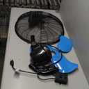 Wall Mount Fan Oscillating,Industrial Heavy Duty Metal 3 Speed Fan,20 Inch High Velocity Adjustable Tilt,Use for Garage, Shop,Warehouse, Patio, Factory and Homes.