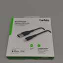 Belkin BoostCharge Lightning Cable - 6.6ft/2M - MFi Certified Apple iPhone Charger USB to Lightning Cable - iPhone Cable - iPhone Charger Cord - Apple Charger - USB Phone Charger - Black