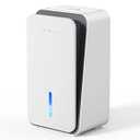 Dehumidifier for Home, 1000 sq.ft Dehumidifier for Basement Bathroom Bedroom with Auto Shut Off, Built-in Aromatherapy Diffuser, 7 Colors LED Light, Quiet Dehumidifiers with Sleep Mode(CS08-Snowy)