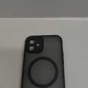 TOCOL for iPhone 12 Case, Compatible with Magsafe, Full Camera Protection, Built-in Magnetic Ring, Translucent Matte Phone Case for iPhone 12 6.1 inch (Black)