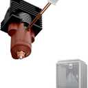 Creality Upgraded K1 Series Ceramic Heating Block KitQuick-swap Nozzle Kit, High Thermal Conductivity, 300C High Temperature Resistance, 3D Printer Accessories for K1/K1 Max/K1C(Old Version)