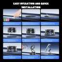 Terravik Car Phone Holder, 360 Rotating Strong Suction Cup, Universal Car Adjustable Car Phone Holder - Compatible with Dashboard and Windshield