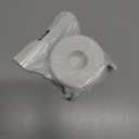 4PC Escutcheon Plate, Round Wall Split Flange Self-Adhesive Buckles Design for 1" Diameter Pipe (pure white)