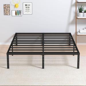 California King Bed Frames, 14 Inch Heavy Duty Metal Platform