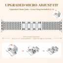 Metal Band Compatible with Apple Watch Bands for Women, Dressy Stainless Steel Link Bracelet, Designer Strap for iWatch, Size: 38mm/40mm/41mm/(42mm-Series 11 10)