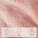 Bare Home Faux Fur Blanket - Ultra-Soft Luxurious - Cozy Warm Blanket for Couch, Sofa, Chair, Bed - Fuzzy Fluffy Super Soft - Decorative Bed Blanket, 60x47 inches (Throw, Blush)