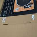 House of Marley Stir It Up Wireless Turntable: Vinyl Record Player with Wireless Bluetooth Connectivity, 2 Speed Belt, Built-in Pre-Amp, and Sustainable Materials (Signature Black)