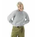 American Apparel Women's Reflex Fleece Crewneck Sweatshirt, GRF494AA, Heather Grey, Large