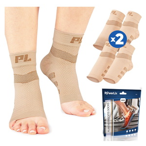 POWERLIX Feet Orthopedic Brace Neuropathy (Pair) for Women & Men, Arthritis, Plantar Fasciitis, Tendinitis