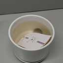 LE TAUCI Ceramic Pots for Plants, 6.8 Inch Plant Pots with Drainage Hole & Saucer, Modern Planter for Indoor Plants, Stable & Durable, Perfect for Living Room or Office Decor, White