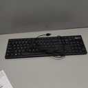 Amazon Basics Wired QWERTY Keyboard, Full-Sized, Black