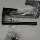 Durmmur 2 Pack Hat Racks for Baseball Caps, Stainless Steel Hat Organizer for Baseball Cap, Hat Holder Storage Organizer, Hat Hanger Strong Adhesive/Wall Drilled for Door, Bedroom, Closet(Black 6 in)