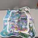 Infinno Inflatable Tummy Time Mat Premium Baby Water Play Mat for Infants and Toddlers Baby Toys for 3 to 24 Months, Strengthen Your Baby's Muscles, Portable (Blue)