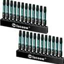 2" Long 24 Pack T30 Torx Bit Set with Magnetic Tips, Star Bits, S2 Alloy Steel Impact Torque Set