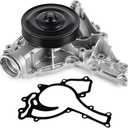 AW6142 Water Pump Kit With Gasket 2722000901 (For V6 3.0L 3.5L) Fit For Mercedes Benz 06-07 C230 C280 /08-12 C300 GLK350 /06-11 C350 E350 ML350 R350 /06-09 CLK350 SLK280 /09-11 SLK300
