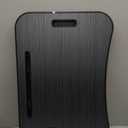 Foldable Lap Desk, Laptop Bed Desk, Portable Lap Table, Laptop Bed Table with Cup Holder & Tablet Slot & Lifting Handle for Working Writing Drawing & Eating - Black Wood