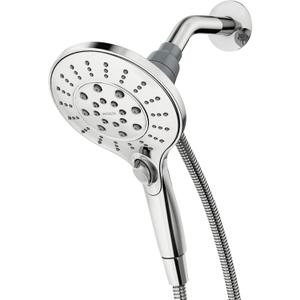 Moen Engage Chrome Magnetix Six-Function 5.5-Inch Wide Handheld Shower Head with Hose and Magnetic Docking System, 26112