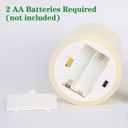 Eywamage Ivory Flameless Pillar Candles with Remote, Flickering Realistic LED Battery Wax Candles Set of 3, 3" H 4" 5" 6"