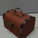 Piggy Bank: Vintage Wood Treasure Chest Rustic Small Wooden Box Decorative Coin Bank Money Bank Money Saver Storage Box for Wedding Home Decor