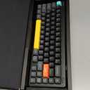 nuphy Halo65 V2 Wireless Mechanical Keyboard with PBT Keycaps, 65% Hot Swappable Custom Gaming Keyboard Compatible with QMK/VIA, RGB Backlit, Gasket Structure, BT5.0/USB-C/2.4GHz,Black-Blush Switches