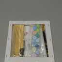 Reivworl Paint by Numbers Kit for Kids with Frame and Easel, Frog Paint by Number for Kids Age 6-8-12, Paint by Numbers Kits for Gifts and Home Decor - 8X8Inch