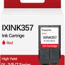 IXINK357 Neopost Compatible Ink Cartridge Replacement for IX3 IX5 IX7 Pro Series Mailing Systems Postage Meter Fluorescent Red Postage Ink