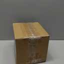 Sumnacon Square Clear Glass Tissue Box Cover -Dainty Cube Tissue Box Holder, Gorgeous Gold Facial Tissue Holder for Dresser Bathroom Bedroom Home Office Bar Restaurant Decor (5.1''x5.1''x5.9''/Square)